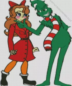 Martha May Whovier And Grinch Diamond Painting