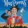 Mary Poppins Film Poster Diamond Painting