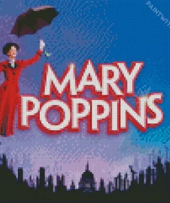 Mary Poppins Poster Diamond Painting