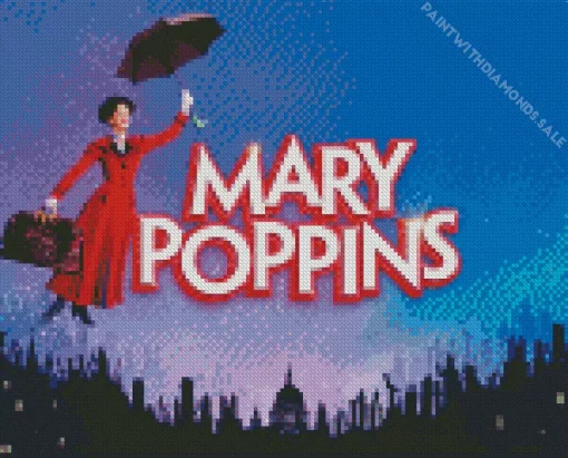 Mary Poppins Poster Diamond Painting