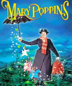 Mary Poppins Poster Art Diamond Painting