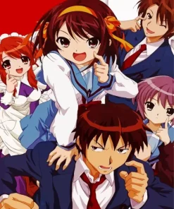 Melancholy Of Haruhi Suzumiya Anime Series Diamond Painting