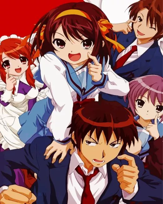 Melancholy of Haruhi Suzumiya anime series Diamond Paints Melancholy Of Haruhi Suzumiya Anime Series Diamond Painting