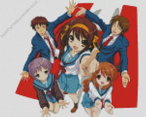 Melancholy Of Haruhi Suzumiya Diamond Painting