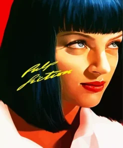 Mia Wallace Pulp Fiction Diamond Painting