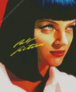 Mia Wallace Pulp Fiction Diamond Painting