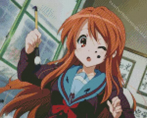 Mikuru Asahina Character Diamond Painting