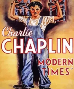 Modern Times Charlie Chaplin Diamond Painting