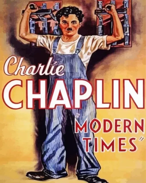 Modern Times Charlie Chaplin Diamond Painting