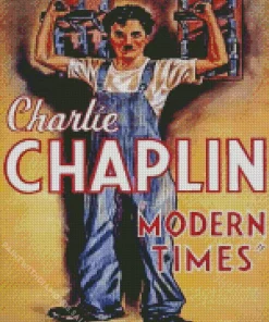 Modern Times Charlie Chaplin Diamond Painting