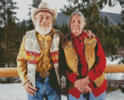 Mountain Men Characters Diamond Painting