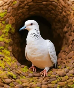 Mourning Dove In Snakes Hole Diamond Painting