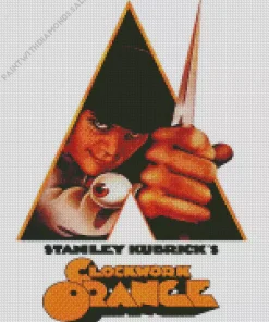 Movie Poster A Clockwork Orange Stanley Kubrick Diamond Painting