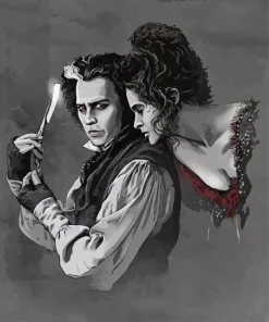 Mrs Lovett And Sweeney Todd Diamond Painting