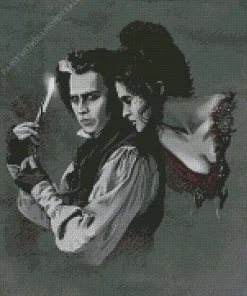 Mrs Lovett And Sweeney Todd Diamond Painting