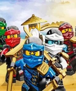 Ninjago Cartoon Diamond Painting