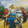 Ninjago Cartoon Diamond Painting