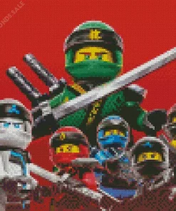 Ninjago Characters Diamond Painting