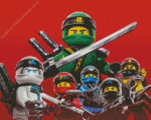 Ninjago Characters Diamond Painting