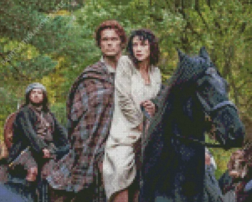 Outlander Characters Diamond Painting