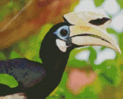 Palawan Hornbill Diamond Painting