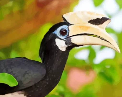 Palawan Hornbill Diamond Painting