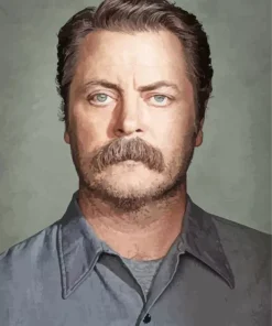 Parks And Recreation Ron Swanson Diamond Painting