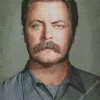 Parks And Recreation Ron Swanson Diamond Painting