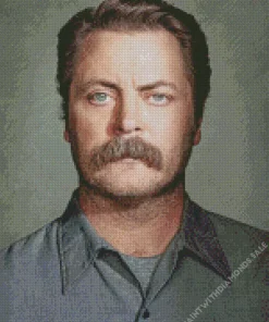 Parks And Recreation Ron Swanson Diamond Painting