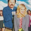 Parks And Recreation Characters Diamond Painting