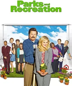 Parks And Recreation Poster Diamond Painting