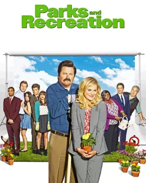 Parks And Recreation Poster Diamond Painting