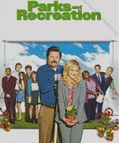 Parks And Recreation Poster Diamond Painting