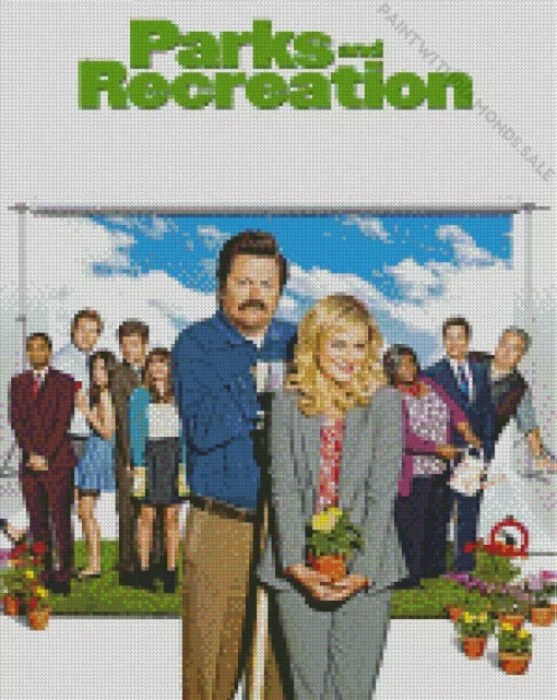 Parks And Recreation Poster Diamond Painting