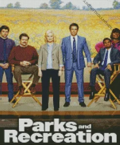 Parks And Recreation Serie Poster Diamond Painting