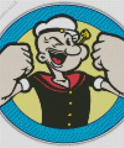 Popeye Cartoon Diamond Painting