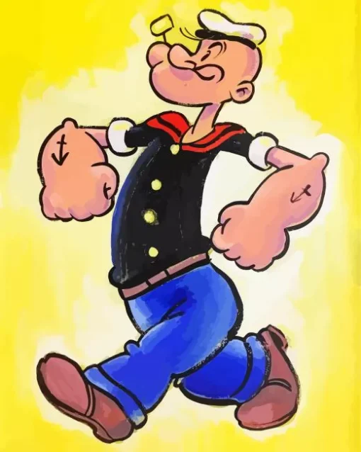 Popeye Character The Sailor Man Diamond Painting