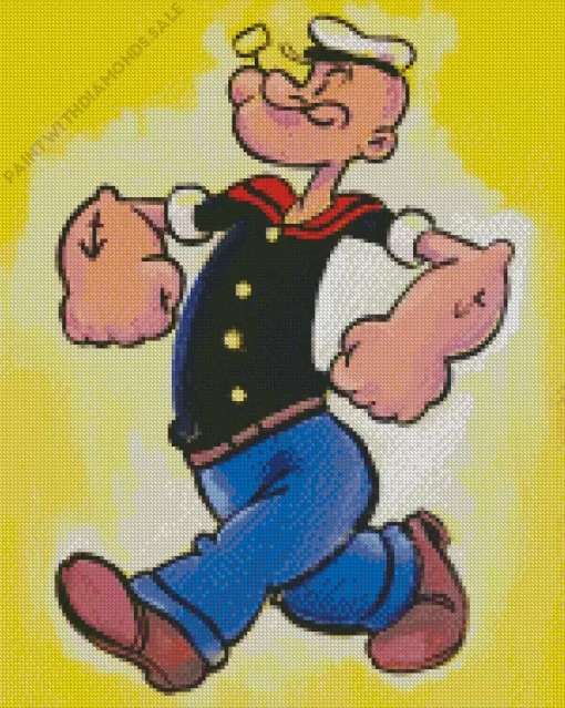 Popeye Character The Sailor Man Diamond Painting