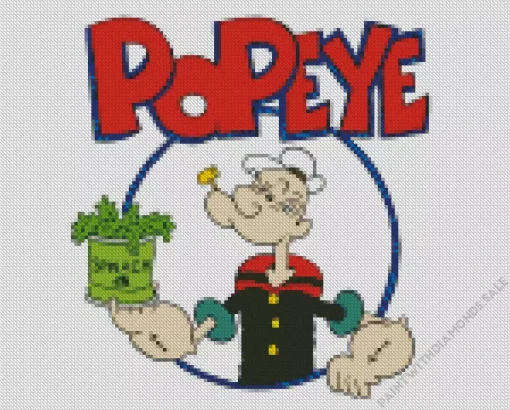 Popeye Poster Diamond Painting