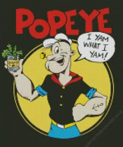 Popeye The Sailor Man Diamond Painting