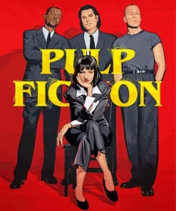 Pulp Fiction Movie Poster Diamond Painting