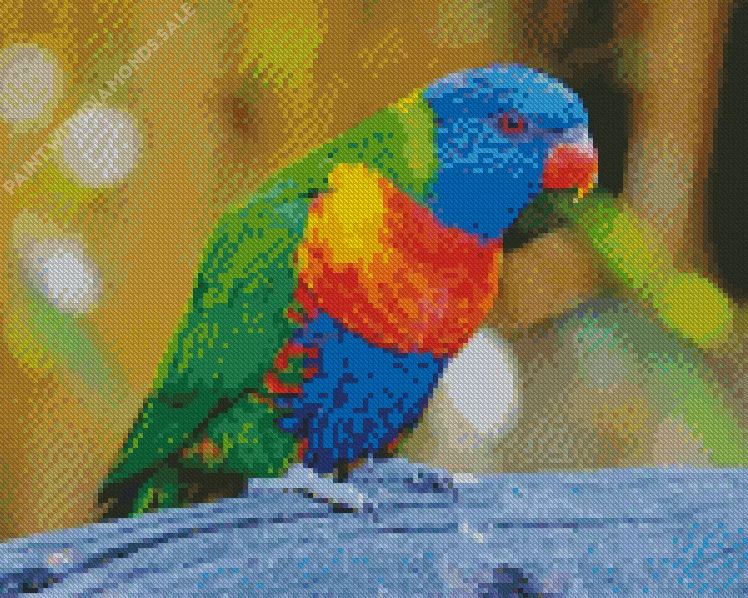Rainbow lorikeet Diamond Dotz Rainbow Lorikeet Diamond Painting