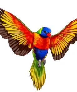 Rainbow Lorikeet Flying Diamond Painting