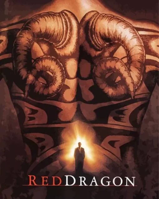 Red Dragon Movie Poster Diamond Painting