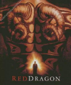 Red Dragon Movie Poster Diamond Painting