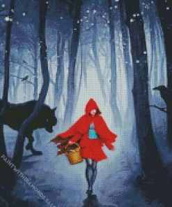 Red Riding Hood Art Diamond Painting