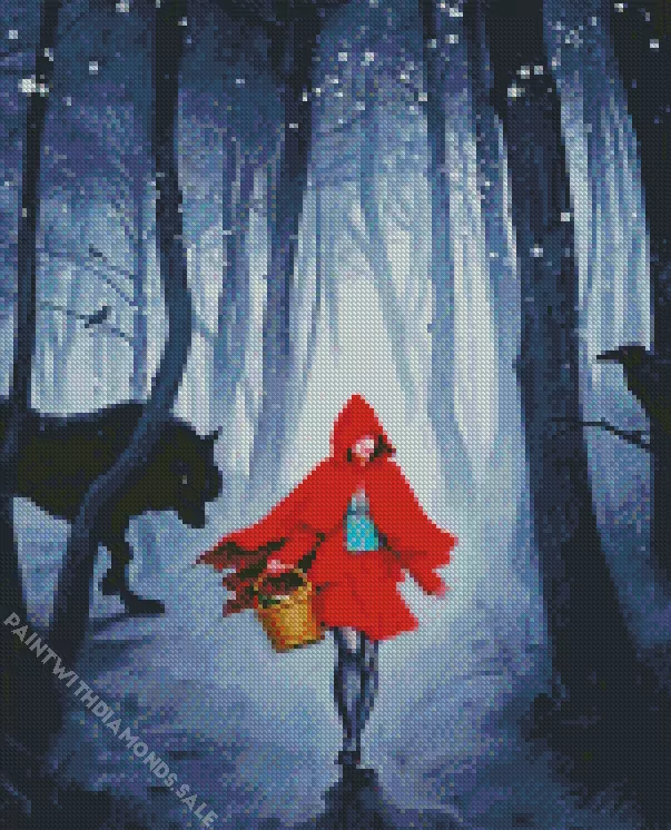 Red Riding Hood art Diamond Dotz Red Riding Hood Art Diamond Painting