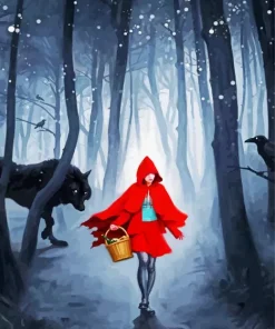 Red Riding Hood Art Diamond Painting