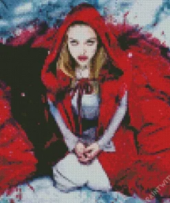 Red Riding Hood Character Diamond Painting