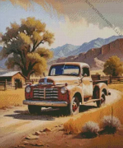 Retro Truck Diamond Painting